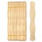 CraftySticks Wavy Wooden Fan Handle Sticks – 8 Inch Birch Wood for Crafts, DIY Fans, and Promotional Use, Natural